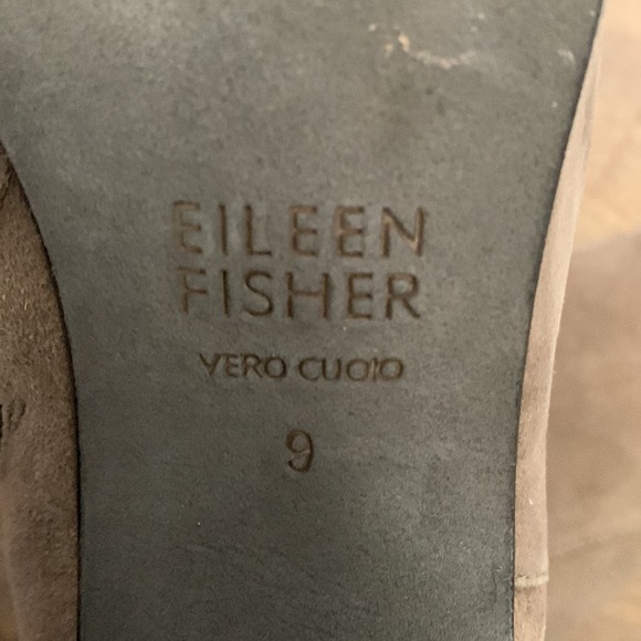 EILEEN FISHER Tan Suede Cinch Boots - sz 9 - Picture 15 of 15
